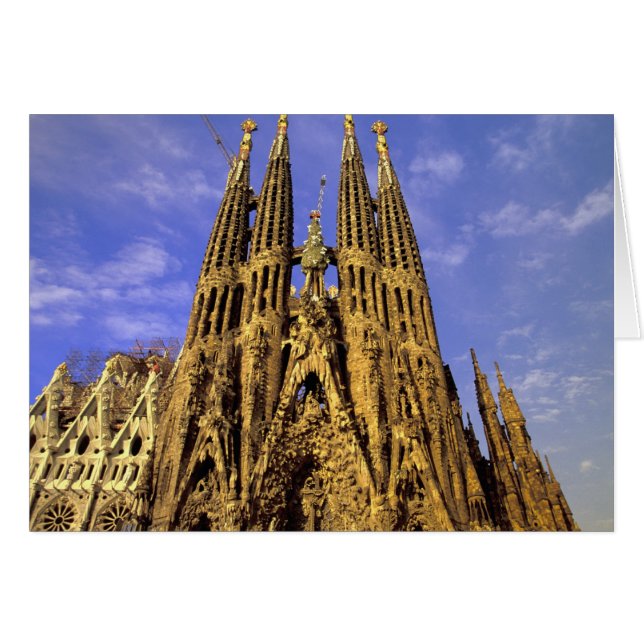 Europa, Spanje, Barcelona, Sagrada Familia (Voorkant Horizontaal)