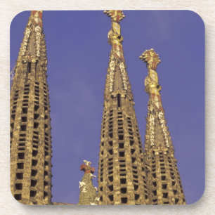 Europa, Spanje, Barcelona Sagrada Familia Bier Onderzetter