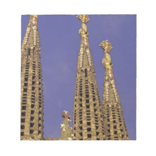 Europa, Spanje, Barcelona Sagrada Familia Notitieblok