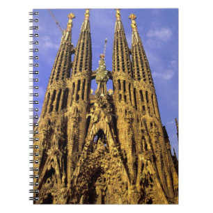 Europa, Spanje, Barcelona, Sagrada Familia Notitieboek