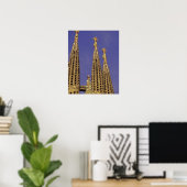 Europa, Spanje, Barcelona Sagrada Familia Poster (Thuiskantoor)