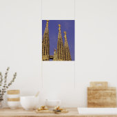 Europa, Spanje, Barcelona Sagrada Familia Poster (Keuken)