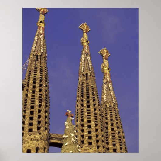 Europa, Spanje, Barcelona Sagrada Familia Poster (Voorkant)