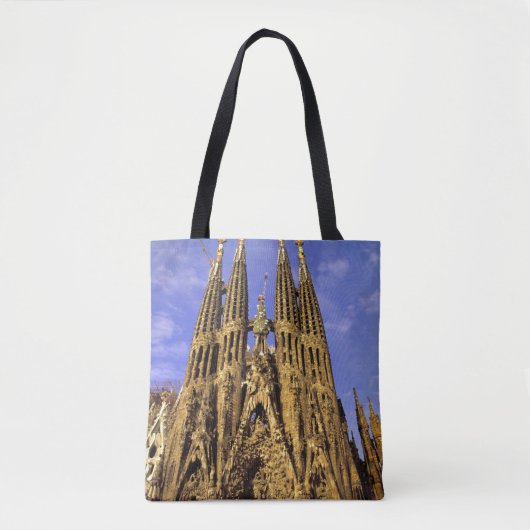 Europa, Spanje, Barcelona, Sagrada Familia Tote Bag (Voorkant)