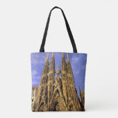 Europa, Spanje, Barcelona, Sagrada Familia Tote Bag (Achterkant)