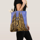 Europa, Spanje, Barcelona, Sagrada Familia Tote Bag (Dichtbij)