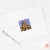 Europa, Spanje, Barcelona, Sagrada Familia Vierkante Sticker (Envelop)