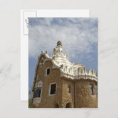 Europa, Spanje, Catalonië, Barcelona. Park Guell Briefkaart (Voorkant / Achterkant)