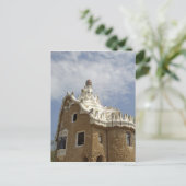 Europa, Spanje, Catalonië, Barcelona. Park Guell Briefkaart (Staand voorkant)