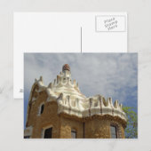 Europa, Spanje, Catalonië, Barcelona. Park Guell,  Briefkaart (Voorkant / Achterkant)