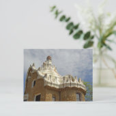 Europa, Spanje, Catalonië, Barcelona. Park Guell,  Briefkaart (Staand voorkant)