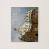 Europa, Spanje, Catalonië, Barcelona. Park Guell,  Legpuzzel (Verticaal)
