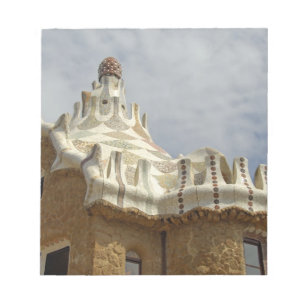 Europa, Spanje, Catalonië, Barcelona. Park Güell, Notitieblok