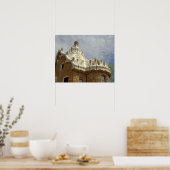 Europa, Spanje, Catalonië, Barcelona. Park Guell,  Poster (Keuken)