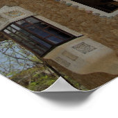 Europa, Spanje, Catalonië, Barcelona. Park Guell Poster (Hoek)