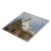 Europa, Spanje, Catalonië, Barcelona. Park Guell Tegeltje (Zijkant)