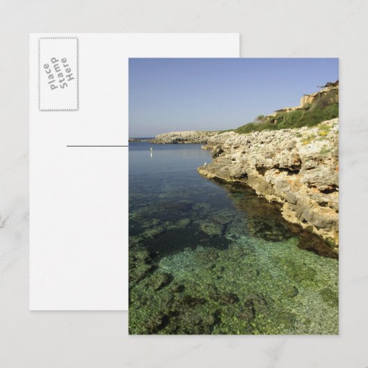 Europa, Spanje, Minorca (alias Menorca), Binibeca. Briefkaart (Voorkant / Achterkant)