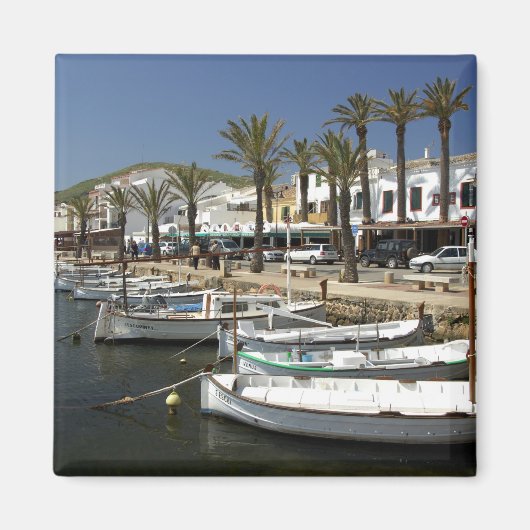 Europa, Spanje, Minorca (alias Menorca). Gevist Magneet (Voorkant)