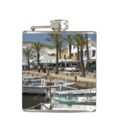 Europa, Spanje, Minorca (ook bekend als Menorca).  Heupfles (Voorkant)