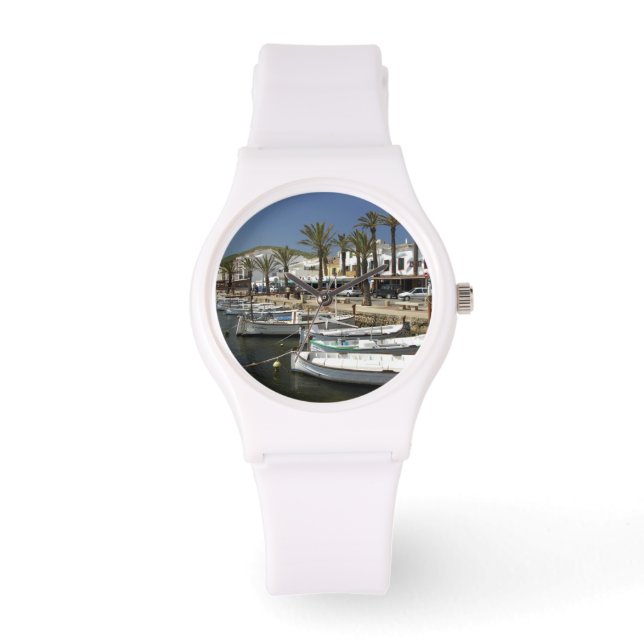 Europa, Spanje, Minorca (ook bekend als Menorca).  Horloge (Voorkant)
