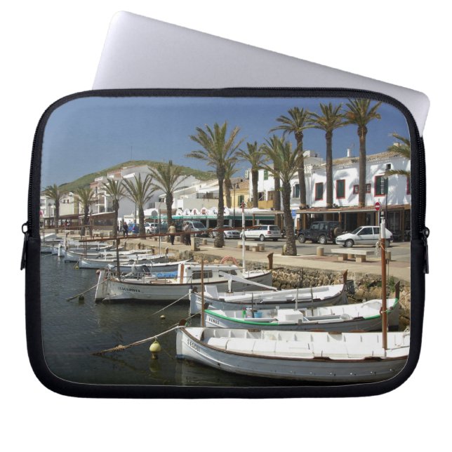 Europa, Spanje, Minorca (ook bekend als Menorca).  Laptop Sleeve (Voorkant)