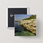 Europa, Spanje, Minorca (ook bekend als Menorca),  Vierkante Button 5,1 Cm (Voorkant /achterkant)