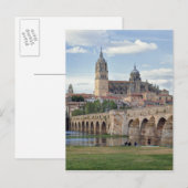 Europa, Spanje, Salamanca. De Romeinse brug over Briefkaart (Voorkant / Achterkant)