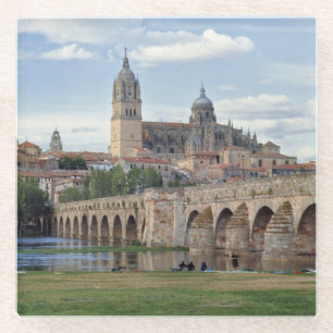 Europa, Spanje, Salamanca. De Romeinse brug over Glazen Onderzetter