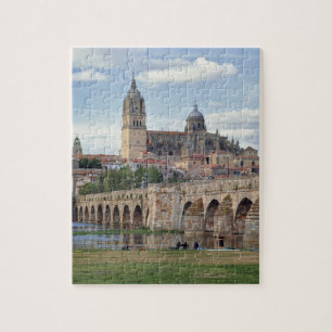 Europa, Spanje, Salamanca. De Romeinse brug over Legpuzzel