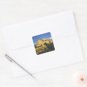 Europa, Spanje, Segovia. De oplegging van Alcazar, Vierkante Sticker (Envelop)