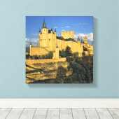 Europa, Spanje, Segovia. Het imponerende Alcazar, Canvas Afdruk (Insitu (Houten vloer))