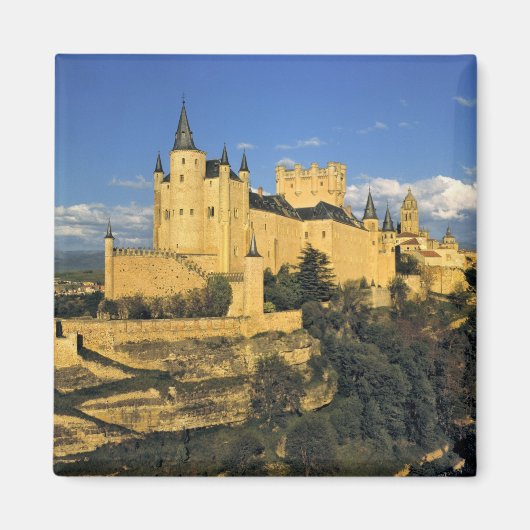 Europa, Spanje, Segovia. Het imponerende Alcazar, Magneet (Voorkant)