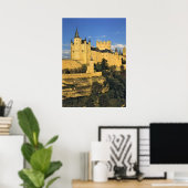 Europa, Spanje, Segovia. Het imponerende Alcazar, Poster (Thuiskantoor)