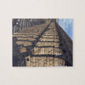 Europa, Spanje, Segovia. Late lichtkasten schaduwe Legpuzzel (Horizontaal)