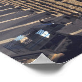 Europa, Spanje, Segovia. Late lichtkasten schaduwe Poster (Hoek)