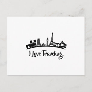 Europa Steden City Stadsbeeld Skyline Cadeau Idee Briefkaart