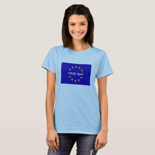 Europa T-shirt (Voorkant volledig)