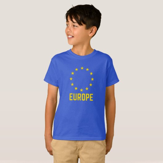 Europa T-shirt (Voorkant volledig)