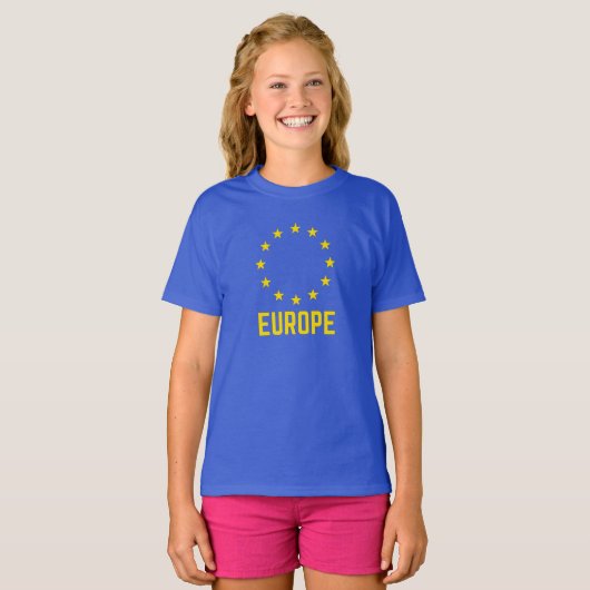 Europa T-shirt (Voorkant volledig)