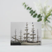 Europa Tall Ship in Halifax Port Briefkaart (Staand voorkant)