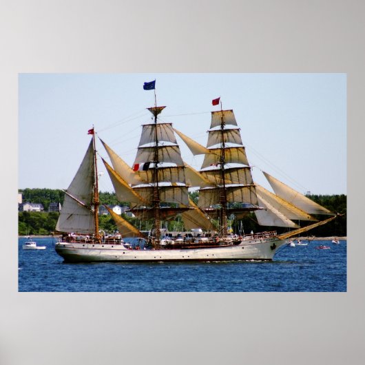 Europa Tall Ship Poster (Voorkant)