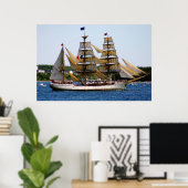 Europa Tall Ship Poster (Thuiskantoor)