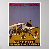 Europa-Union Luft Post Poster (Voorkant)