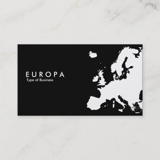 EUROPA v2- Gold Visitekaartje (Voorkant)
