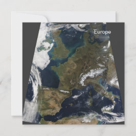 Europa vanuit de ruimte, NASA Kaart