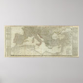 Europa verdeeld in koninkrijken, rijken poster (Voorkant)