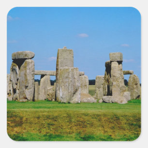 Europa, Verenigd Koninkrijk, Engeland, Wiltshire, Vierkante Sticker