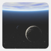 Europa Vierkante Sticker (Voorkant)