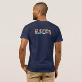Europa Vintage T-shirt (Achterkant volledig)