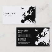 EUROPA VISITEKAARTJE (Voorkant / Achterkant)